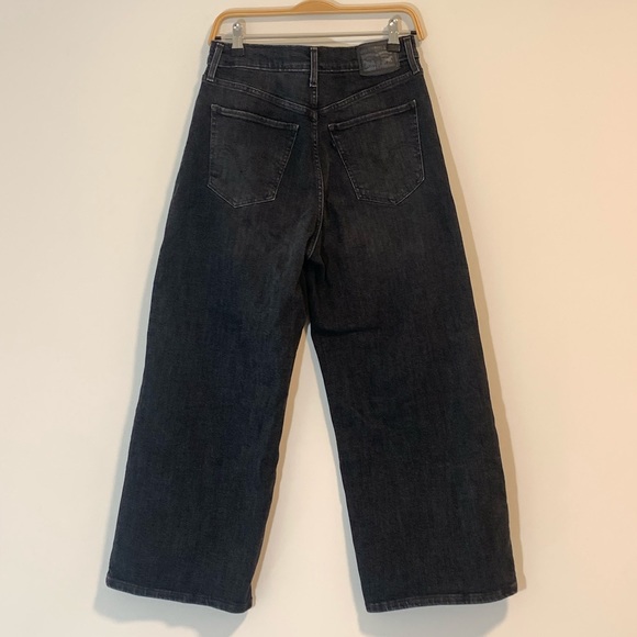 Levi’s MILE HIGH WIDE LEG WOMEN'S JEANS - Call It A Night - Grey - Picture 5 of 8